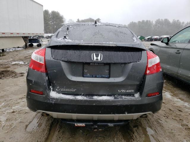 5J6TF2H51DL001244 - 2013 HONDA CROSSTOUR EXL ნაცრისფერი ფოტო 6