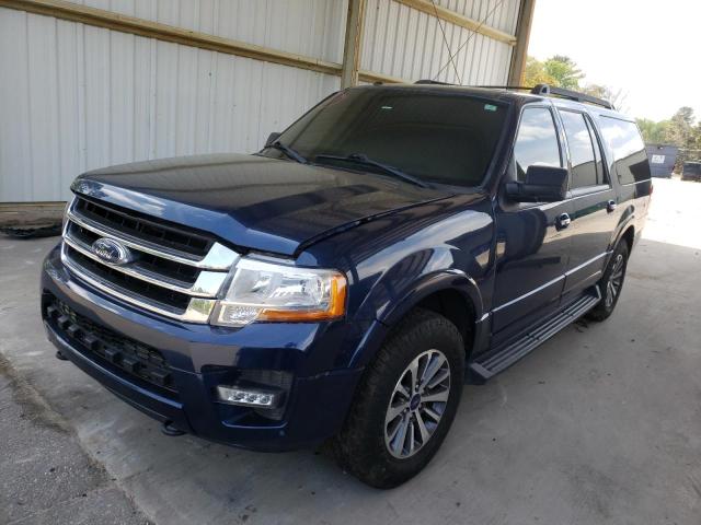 1FMJK1JTXHEA69477 - 2017 FORD EXPEDITION EL XLT BLUE photo 2