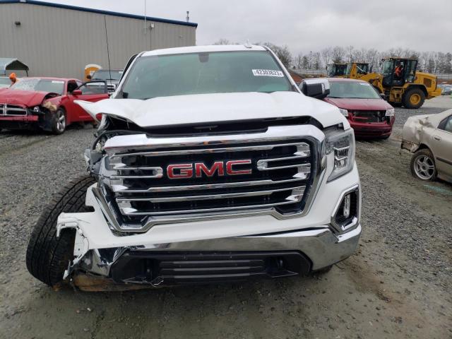 3GTU9DED5LG331621 - 2020 GMC SIERRA K1500 SLT WHITE photo 5