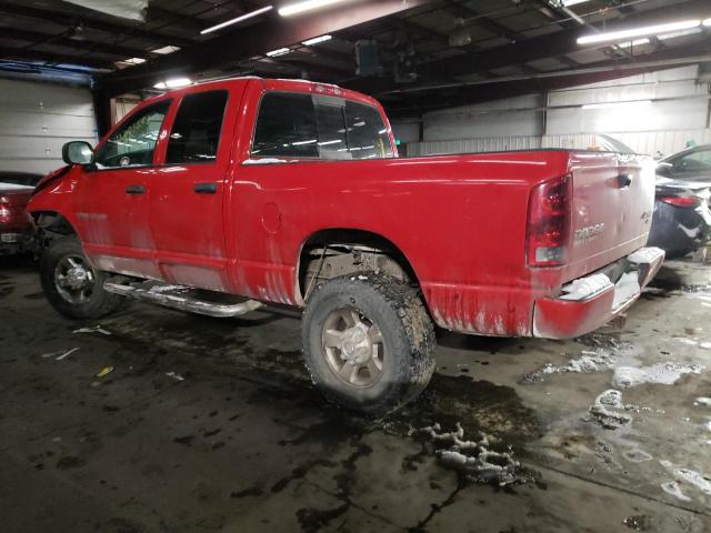 1D7KU28D74J159717 - 2004 DODGE RAM 2500 ST RED photo 2