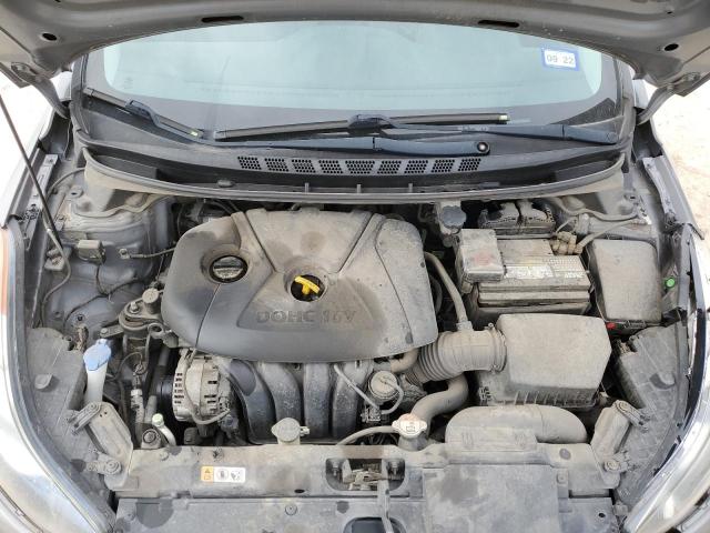 5NPDH4AE8DH381388 - 2013 HYUNDAI ELANTRA GLS GRAY photo 11