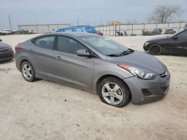 5NPDH4AE8DH381388 - 2013 HYUNDAI ELANTRA GLS GRAY photo 4