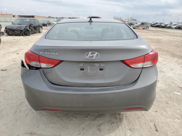 5NPDH4AE8DH381388 - 2013 HYUNDAI ELANTRA GLS GRAY photo 6