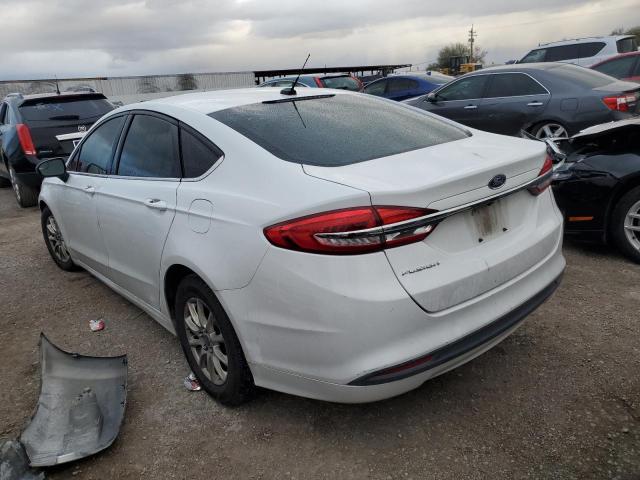 3FA6P0G72HR201425 - 2017 FORD FUSION S WHITE photo 2