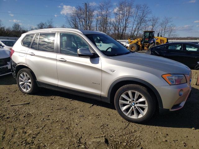 5UXWX9C55D0D04742 - 2013 BMW X3 XDRIVE28I SILVER photo 4