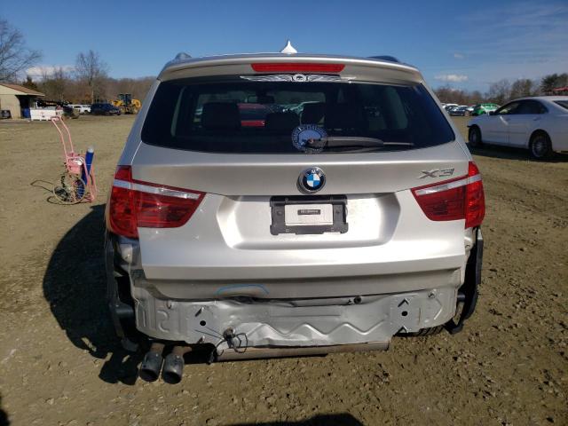 5UXWX9C55D0D04742 - 2013 BMW X3 XDRIVE28I SILVER photo 6