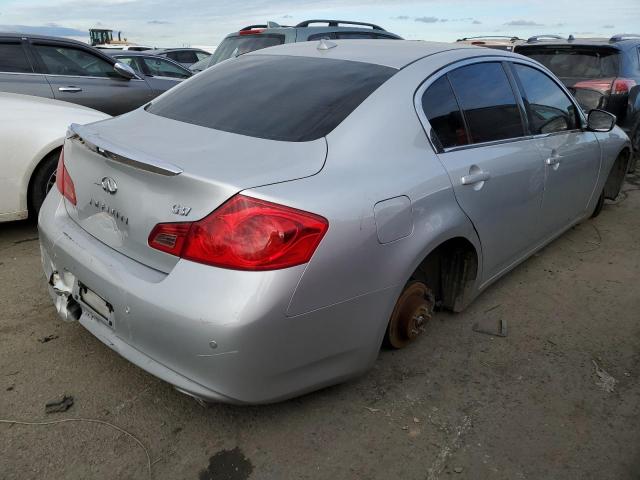 JN1CV6AP9DM724588 - 2013 INFINITI G37 BASE SILVER photo 3