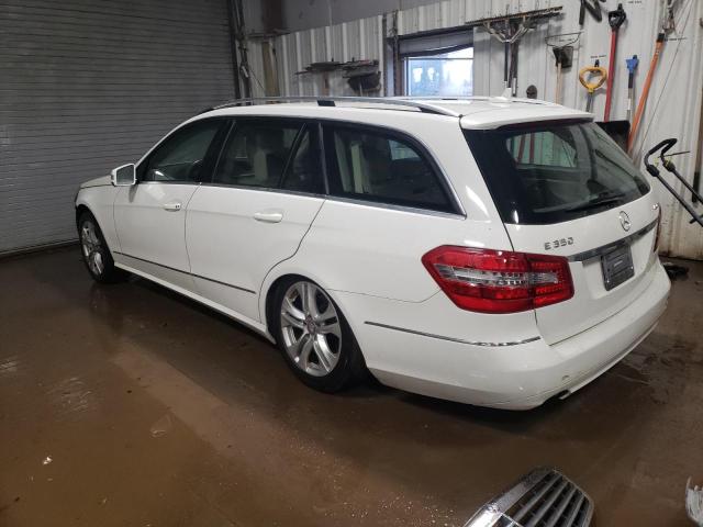 WDDHH8HB5BA318098 - 2011 MERCEDES-BENZ E 350 4MATIC WAGON WHITE photo 2