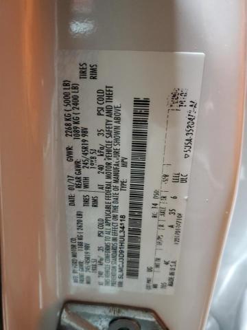 5LMCJ3D91HUL34118 - 2017 LINCOLN MKC RESERVE თეთრი ფოტო 14