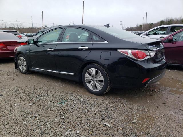 KMHEC4A47EA111017 - 2014 HYUNDAI SONATA HYBRID BLACK photo 2