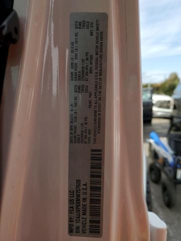 1C4JJXP6XMW757608 - 2021 JEEP WRANGLER U SAHARA 4XE WHITE photo 12