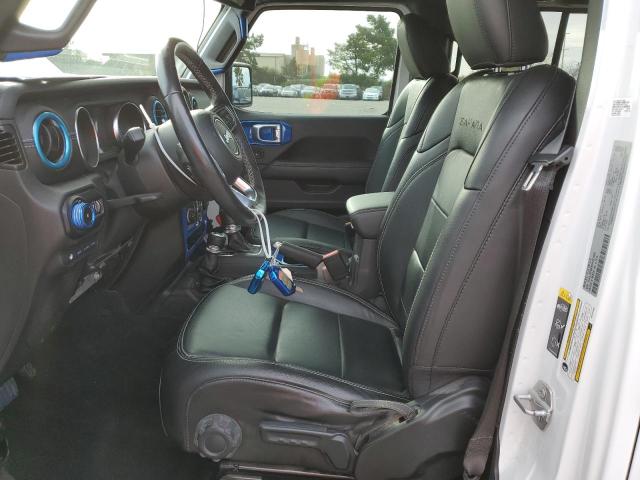 1C4JJXP6XMW757608 - 2021 JEEP WRANGLER U SAHARA 4XE WHITE photo 7