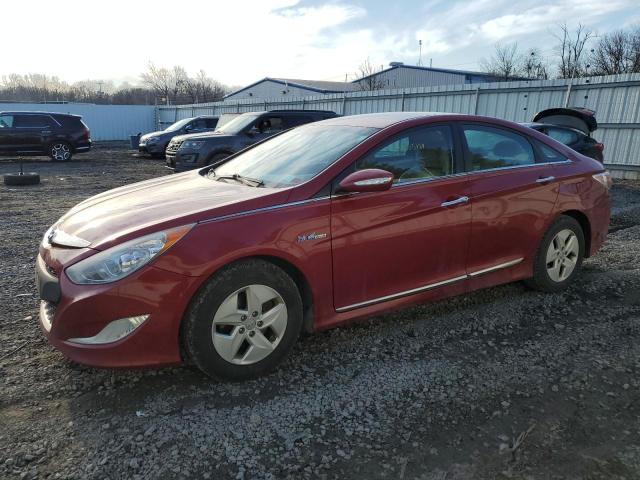 KMHEC4A44CA042381 - 2012 HYUNDAI SONATA HYBRID RED photo 1