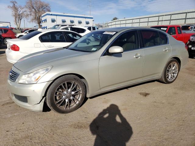 JNKBV61E47M715176 - 2007 INFINITI G35 BEIGE photo 1