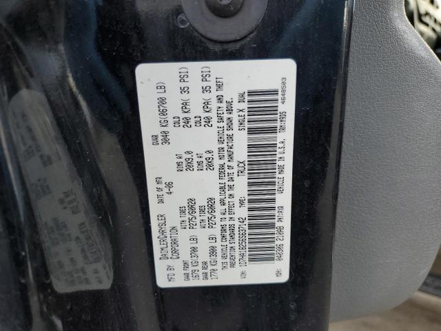 1D7HA18256S637142 - 2006 DODGE RAM 1500 ST BLACK photo 12