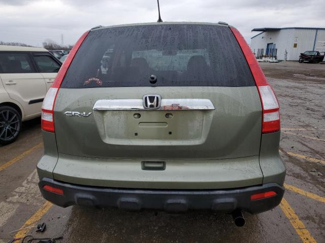 JHLRE38597C006708 - 2007 HONDA CR-V EX GREEN photo 6