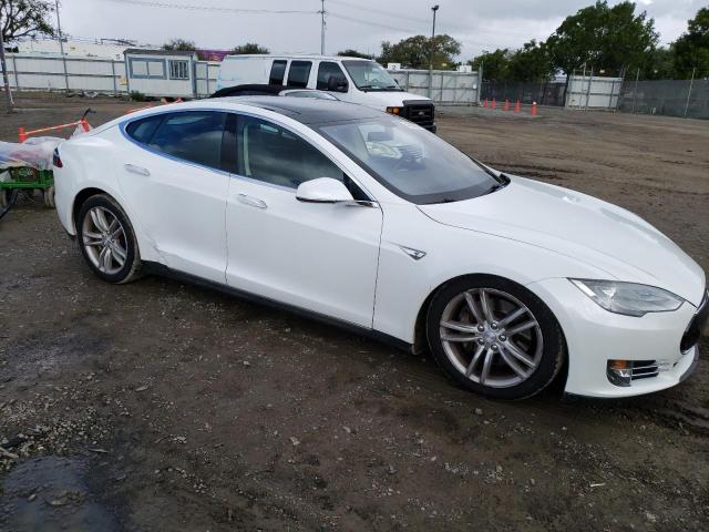 5YJSA1CN9DFP12100 - 2013 TESLA MODEL S WHITE photo 4