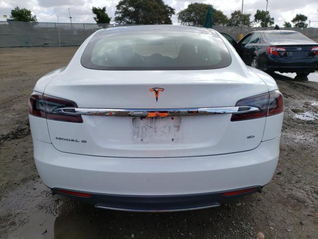 5YJSA1CN9DFP12100 - 2013 TESLA MODEL S WHITE photo 6