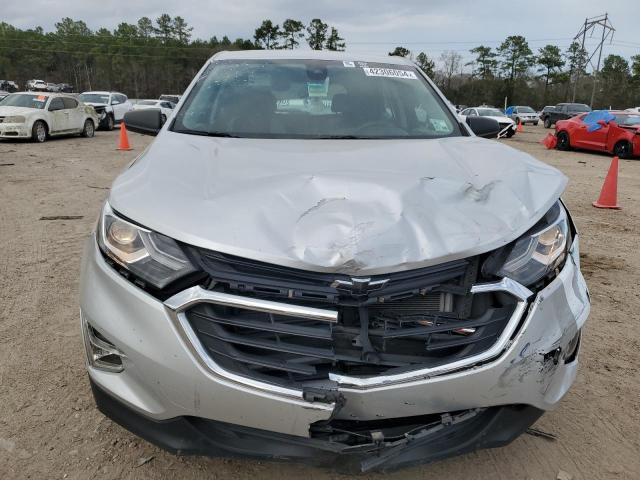 3GNAXHEV0MS134760 - 2021 CHEVROLET EQUINOX LS SILVER photo 5