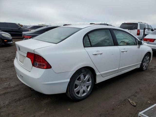 2HGFA16538H347525 - 2008 HONDA CIVIC LX WHITE photo 3