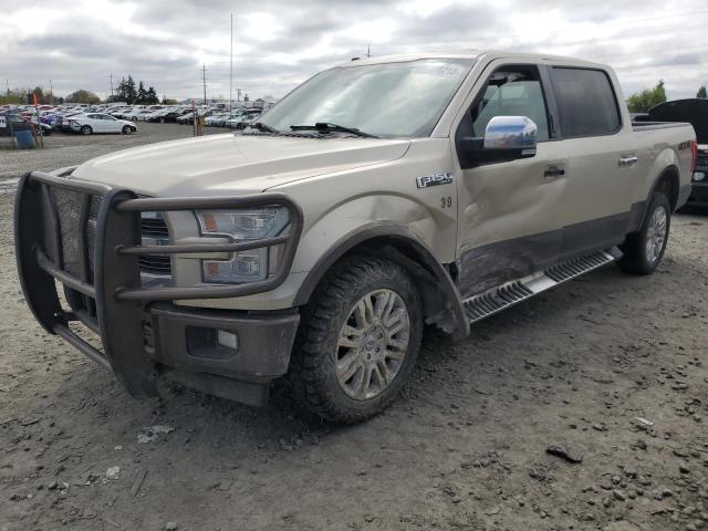 1FTFW1EG0HKD54198 - 2017 FORD F150 SUPERCREW TAN photo 1