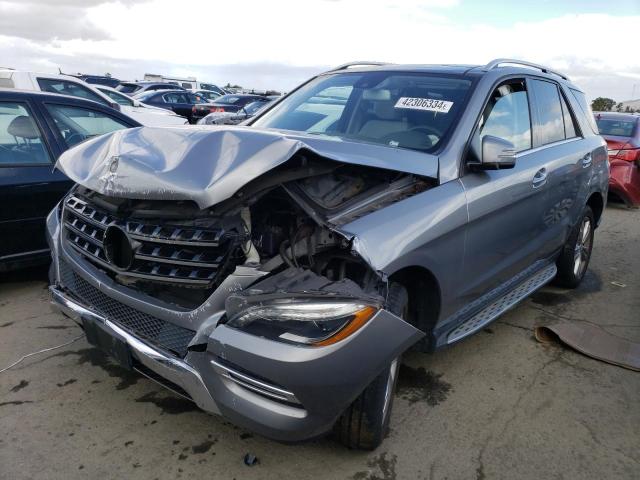 4JGDA5HB7FA535388 - 2015 MERCEDES-BENZ ML 350 4MATIC SILVER photo 1