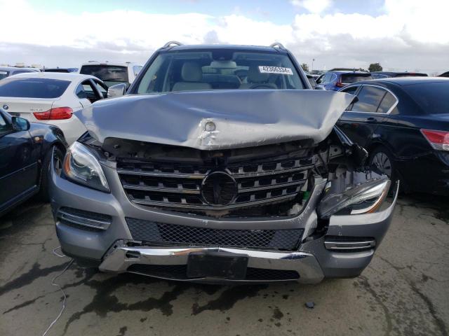 4JGDA5HB7FA535388 - 2015 MERCEDES-BENZ ML 350 4MATIC SILVER photo 5