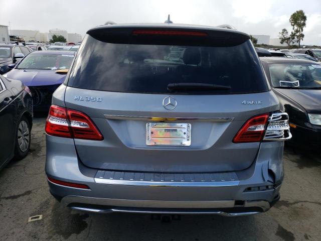 4JGDA5HB7FA535388 - 2015 MERCEDES-BENZ ML 350 4MATIC SILVER photo 6