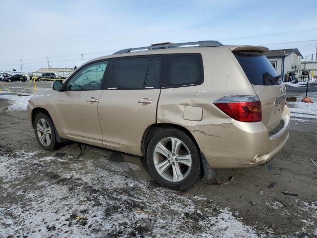 JTEES43A882004031 - 2008 TOYOTA HIGHLANDER SPORT GOLD photo 2