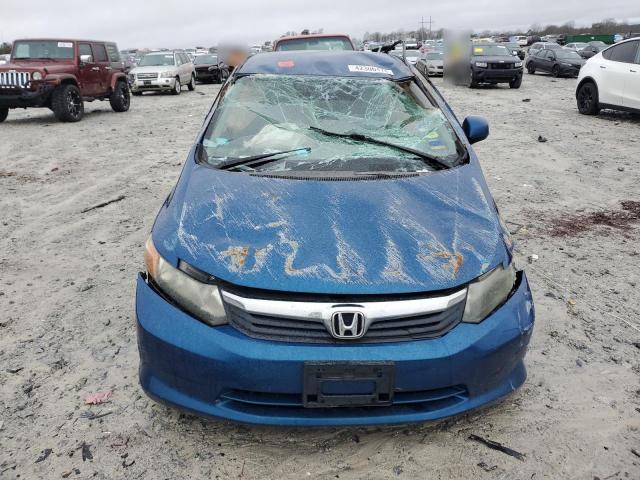 2HGFB2F59CH560622 - 2012 HONDA CIVIC LX BLUE photo 5