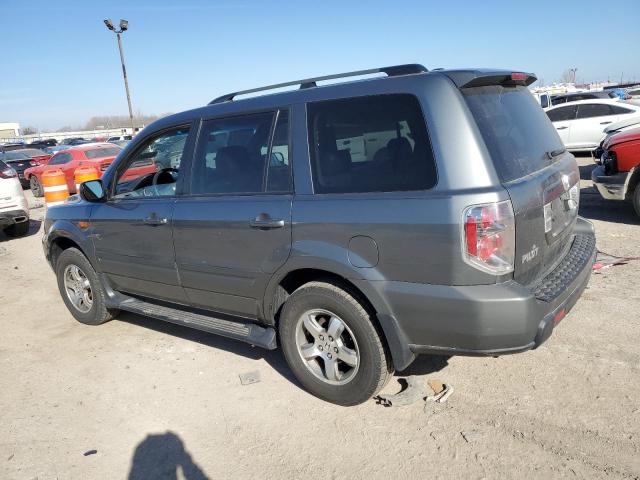 5FNYF28727B005730 - 2007 HONDA PILOT EXL GRAY photo 2