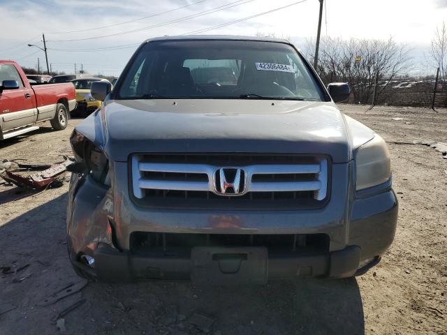 5FNYF28727B005730 - 2007 HONDA PILOT EXL GRAY photo 5