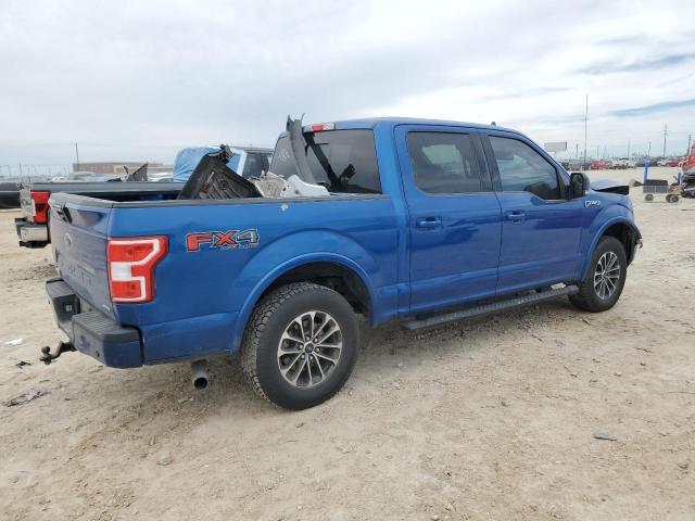 1FTEW1EP2JKF13563 - 2018 FORD F150 SUPERCREW BLUE photo 3