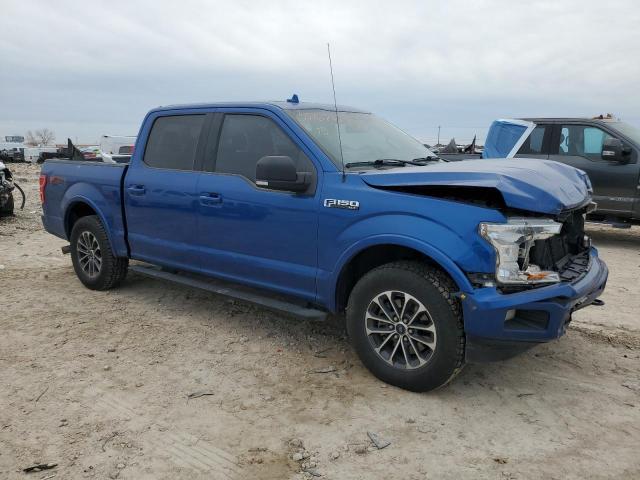 1FTEW1EP2JKF13563 - 2018 FORD F150 SUPERCREW BLUE photo 4
