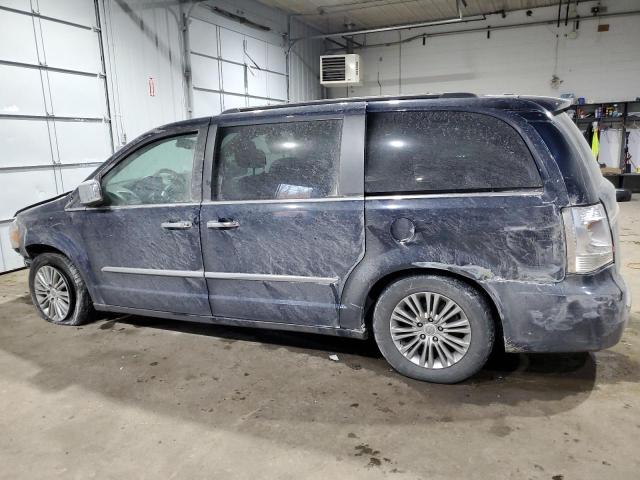 2C4RC1CG8ER116136 - 2014 CHRYSLER TOWN & COU TOURING L BLUE photo 2
