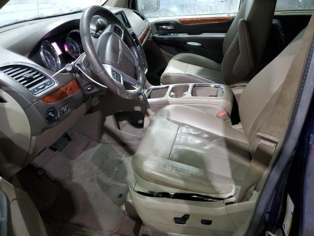 2C4RC1CG8ER116136 - 2014 CHRYSLER TOWN & COU TOURING L BLUE photo 7