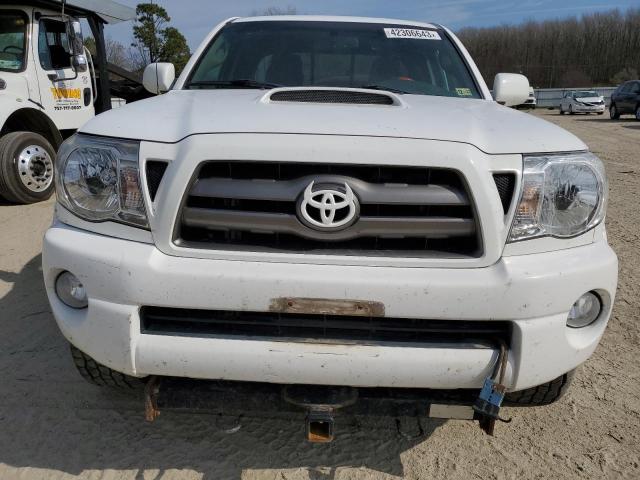 5TEUU4EN2AZ736098 - 2010 TOYOTA TACOMA ACCESS CAB WHITE photo 5