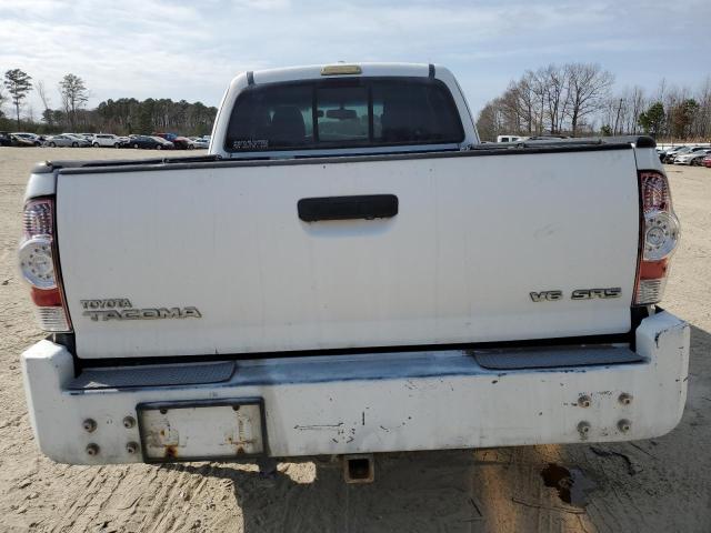 5TEUU4EN2AZ736098 - 2010 TOYOTA TACOMA ACCESS CAB თეთრი ფოტო 6