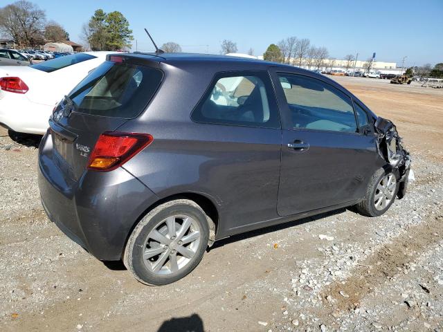 VNKJTUD36HA071370 - 2017 TOYOTA YARIS L GRAY photo 3