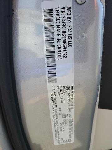 2C4RC1BG0MR591022 - 2021 CHRYSLER PACIFICA TOURING L SILVER photo 14