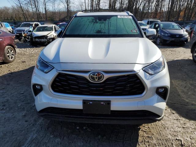 5TDGZRBH4NS251006 - 2022 TOYOTA HIGHLANDER XLE WHITE photo 5