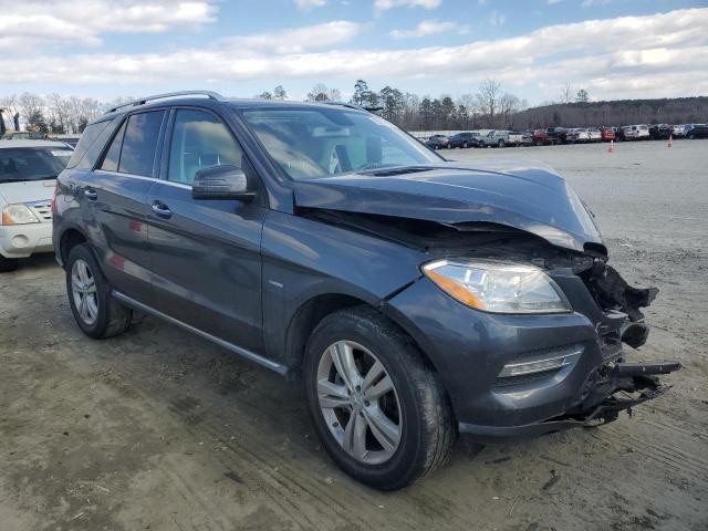4JGDA5HB7CA049966 - 2012 MERCEDES-BENZ ML 350 4MATIC GRAY photo 4