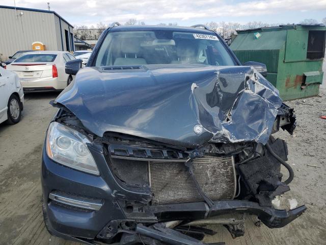 4JGDA5HB7CA049966 - 2012 MERCEDES-BENZ ML 350 4MATIC GRAY photo 5