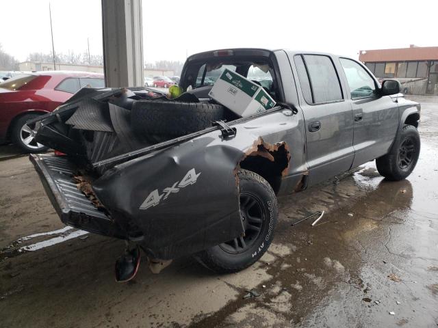 1D7HG38N83S226446 - 2003 DODGE DAKOTA QUAD SPORT CHARCOAL photo 3