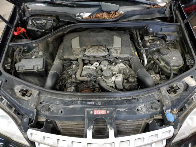 4JGBB8GB3BA743866 - 2011 MERCEDES-BENZ ML 350 4MATIC BLACK photo 11