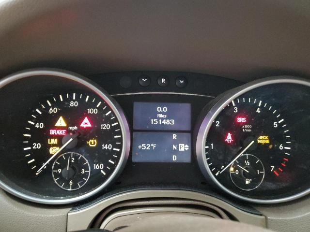 4JGBB8GB3BA743866 - 2011 MERCEDES-BENZ ML 350 4MATIC BLACK photo 9