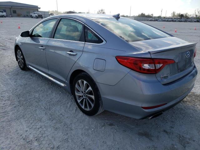 5NPE34AF2FH067461 - 2015 HYUNDAI SONATA SPORT Grau Foto 2