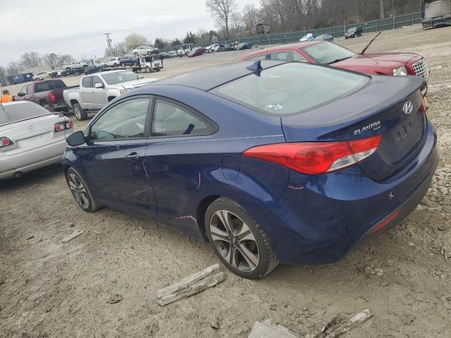 KMHDH6AE7DU008274 - 2013 HYUNDAI ELANTRA CO GS BLUE photo 2