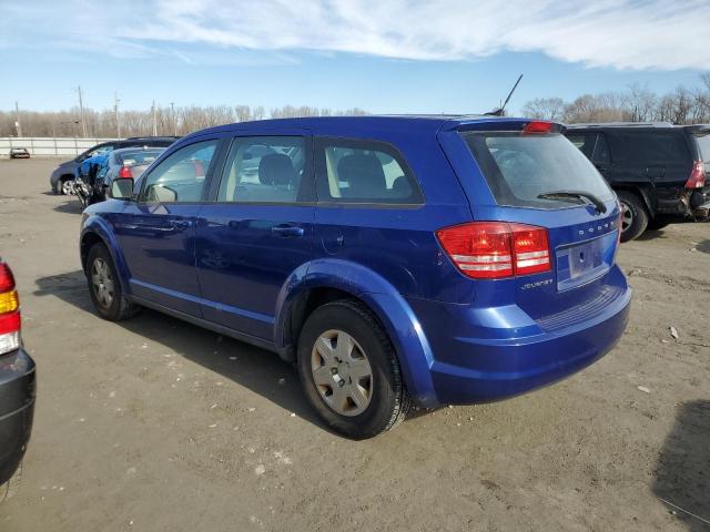 3C4PDCAB7CT389411 - 2012 DODGE JOURNEY SE BLUE photo 2