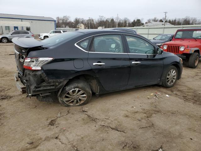 3N1AB7AP6FY318595 - 2015 NISSAN SENTRA S BLACK photo 3